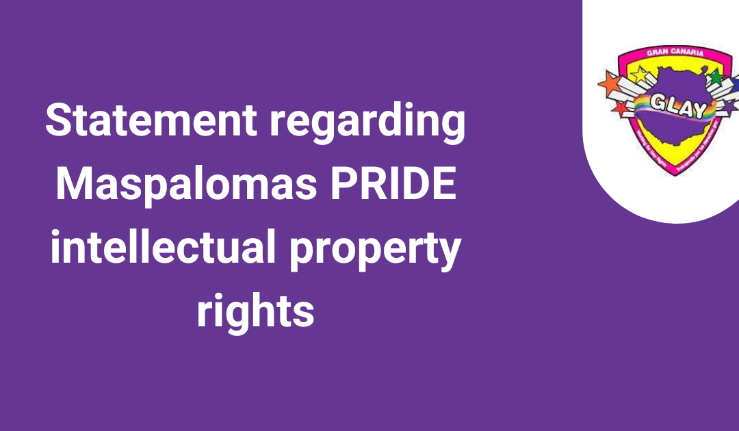 GLAY declaration regarding intellectual property rights and the event “Maspalomas PRIDE”